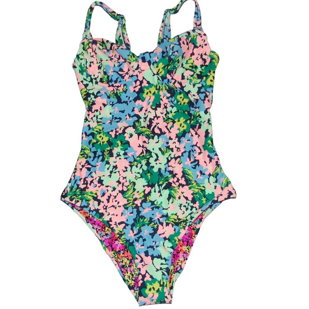 NWT Maaji Afrodita Underwire Classic One Piece Reversible Swimsuit L Large